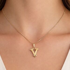 Valentino VLogo Pendant Necklace